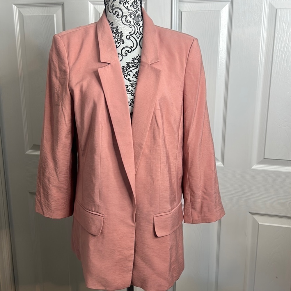 Loft Pink‎ Blush Blazer 12 Spring Summer